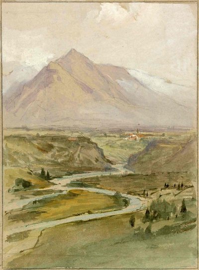 View of Savska Valley near Radovljica by Ladislav Benesch